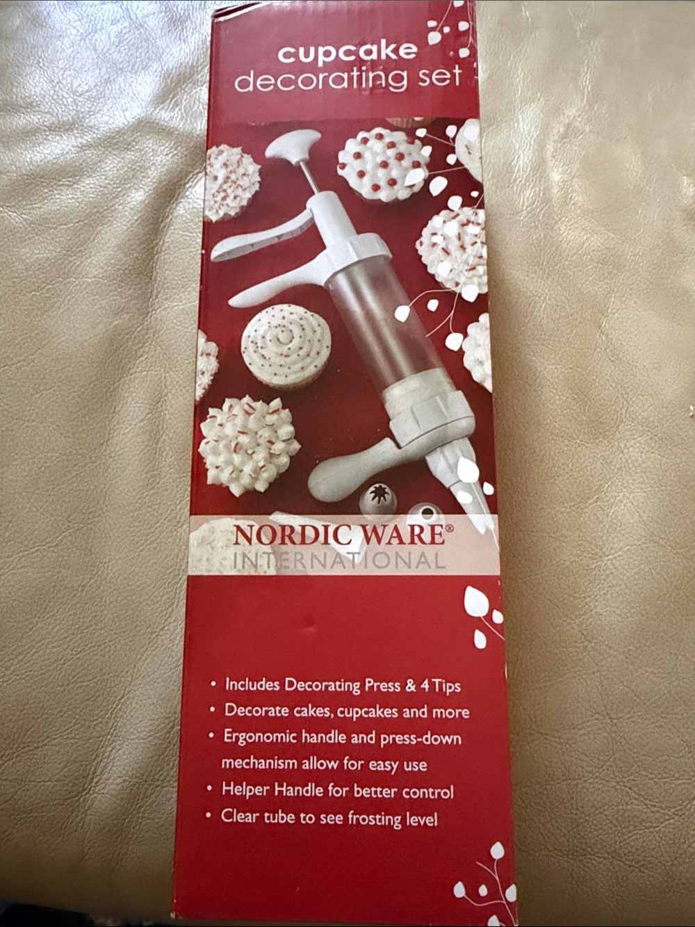 Nordic Ware Cupcake Decorating Set - Red & White
